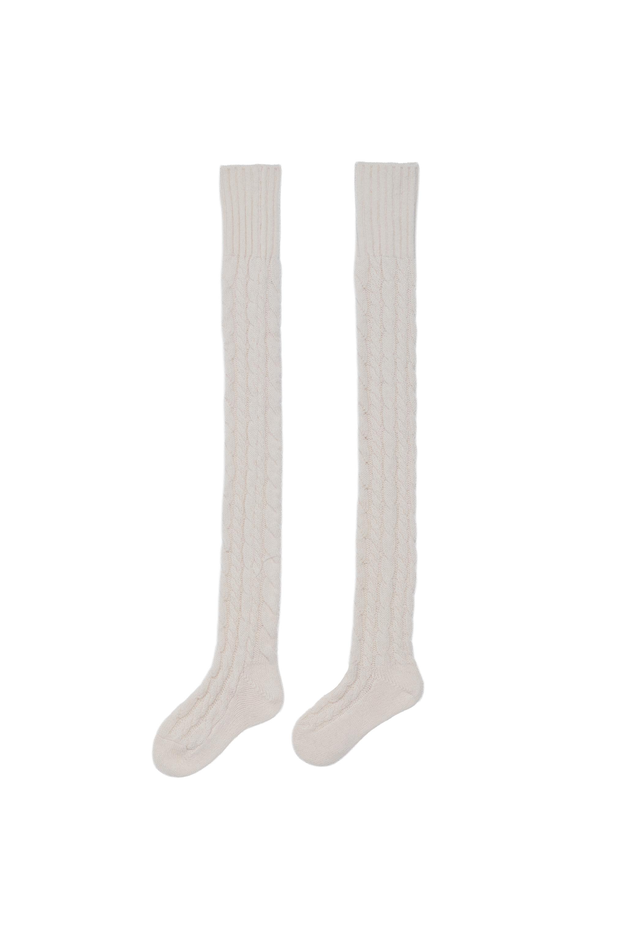 COLLANTS maille torsadée 100% LAINE