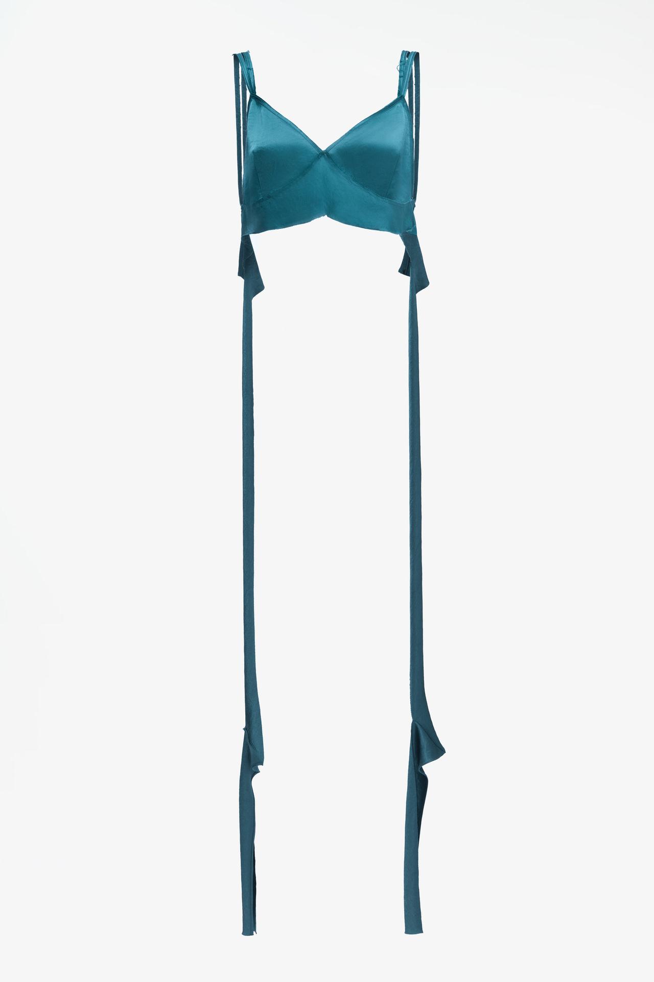 LIMITED EDITION TIE TOP — Green / Blue