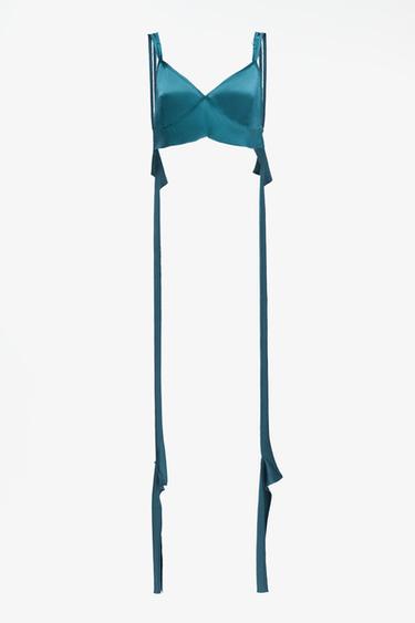 LIMITED EDITION TIE TOP — Green / Blue 1