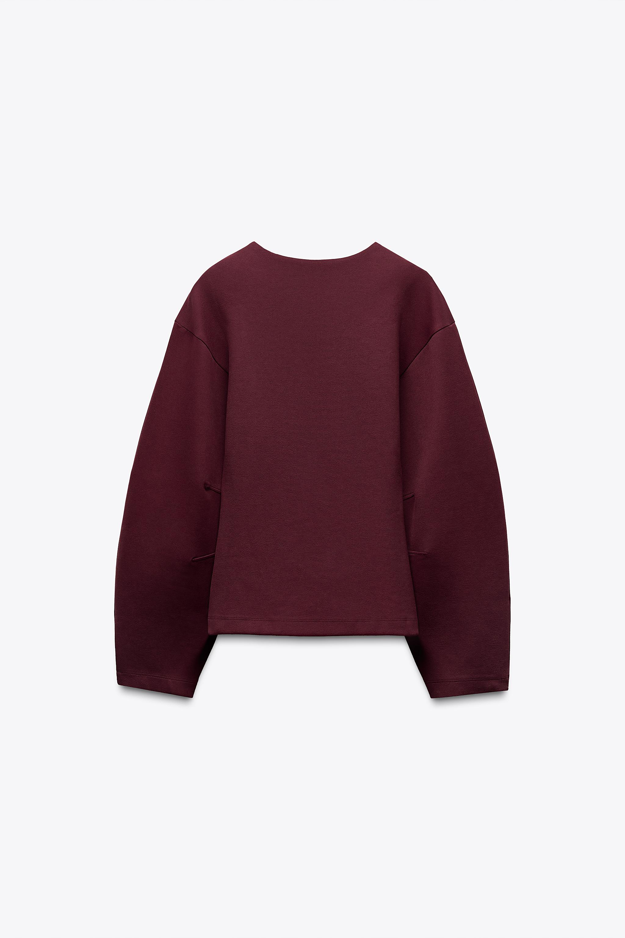 スリムフィットスウェットシャツ - ブラック | ZARA Japan / 日本