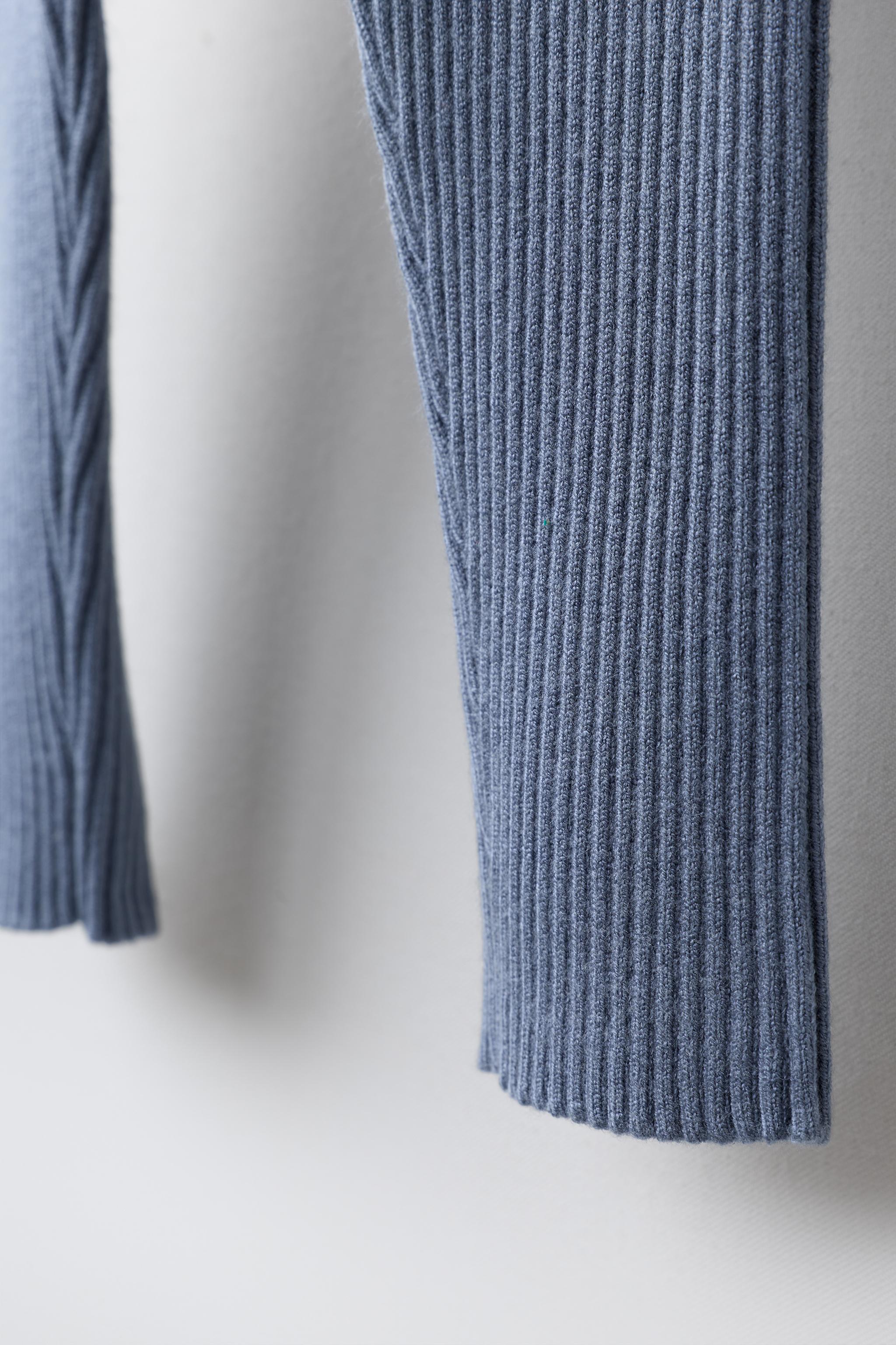 LEGGING EN MAILLE CÔTELÉE