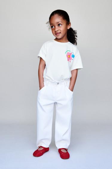 FLORAL PRINT T-SHIRT - White by Zara