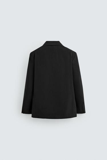 FLUID SUIT BLAZER - Black by Zara - Image 6