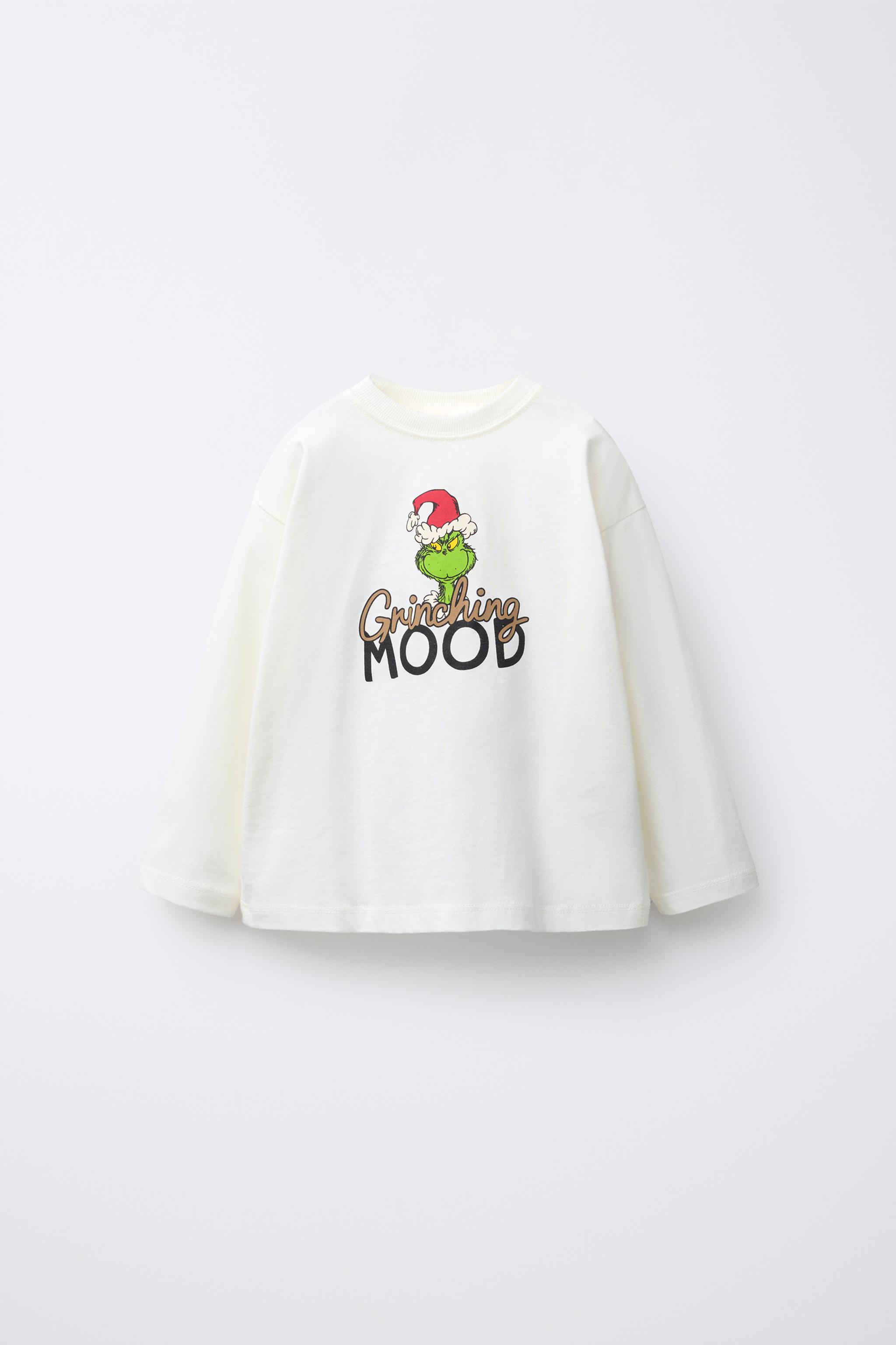 ZARA グリンチ クリスマス スウェットシャツ M グリーン GRINCH