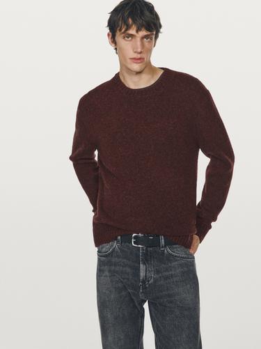 Jersey cuello redondo con lana - varios de Zara