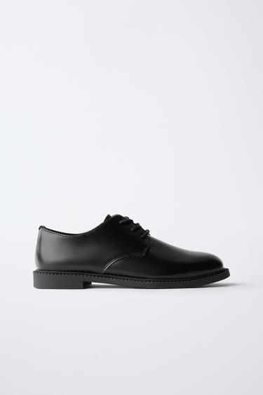 CLASSIC DERBY SHOES - Black by Zara
