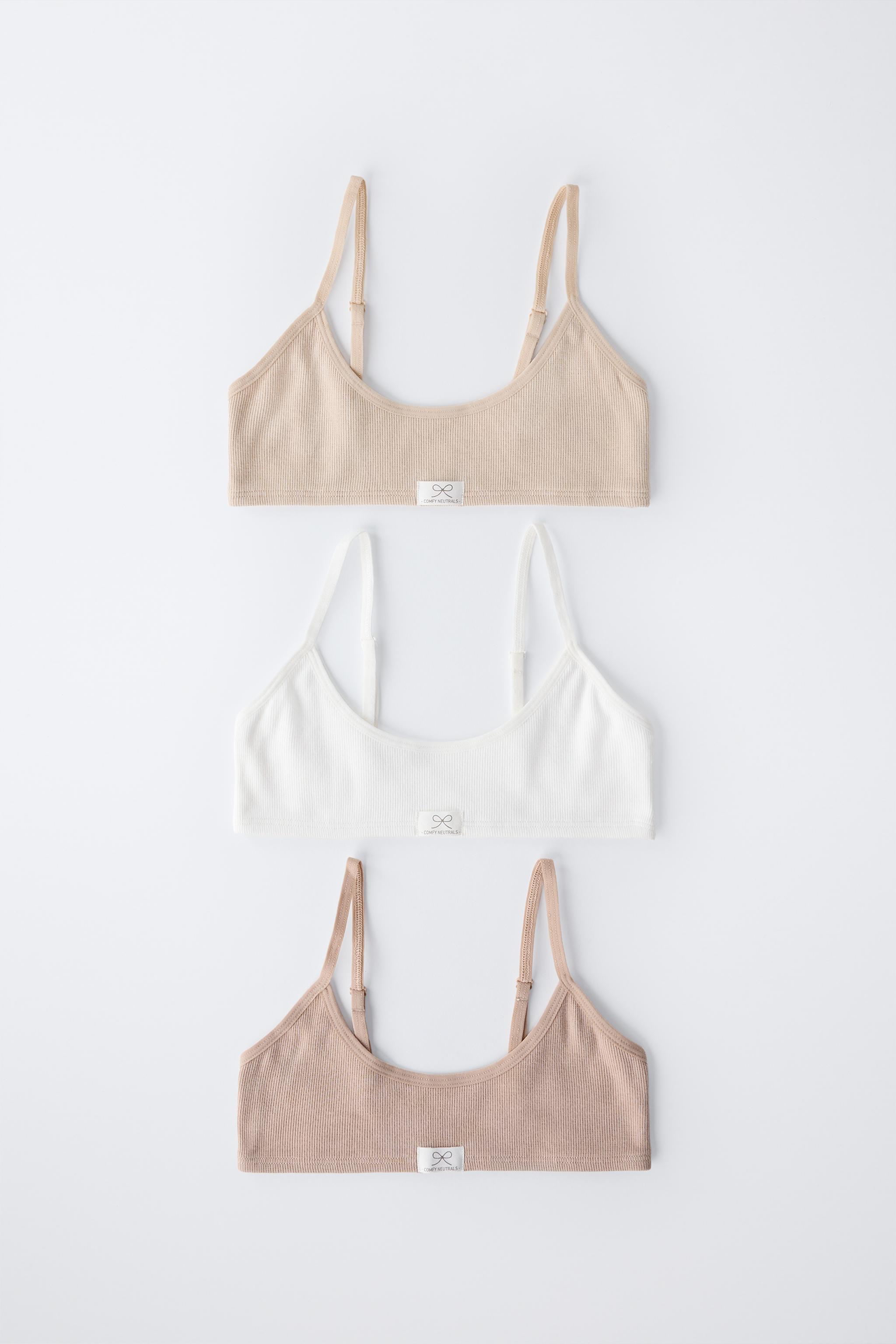 6-14 ANS/ LOT TROIS TOPS RIB ÉTIQUETTE