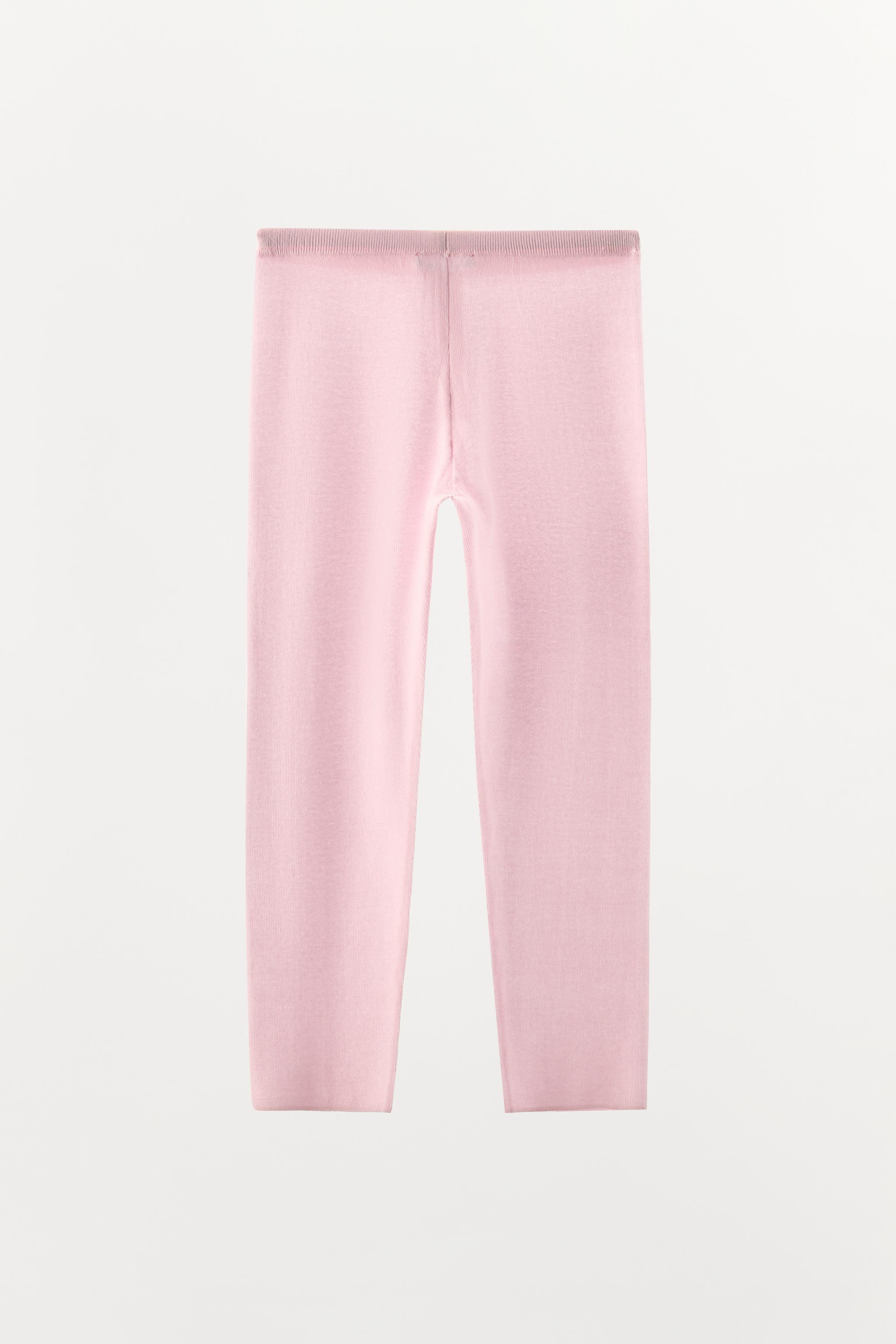 KNIT CAPRI LEGGINGS WITH BUTTONS