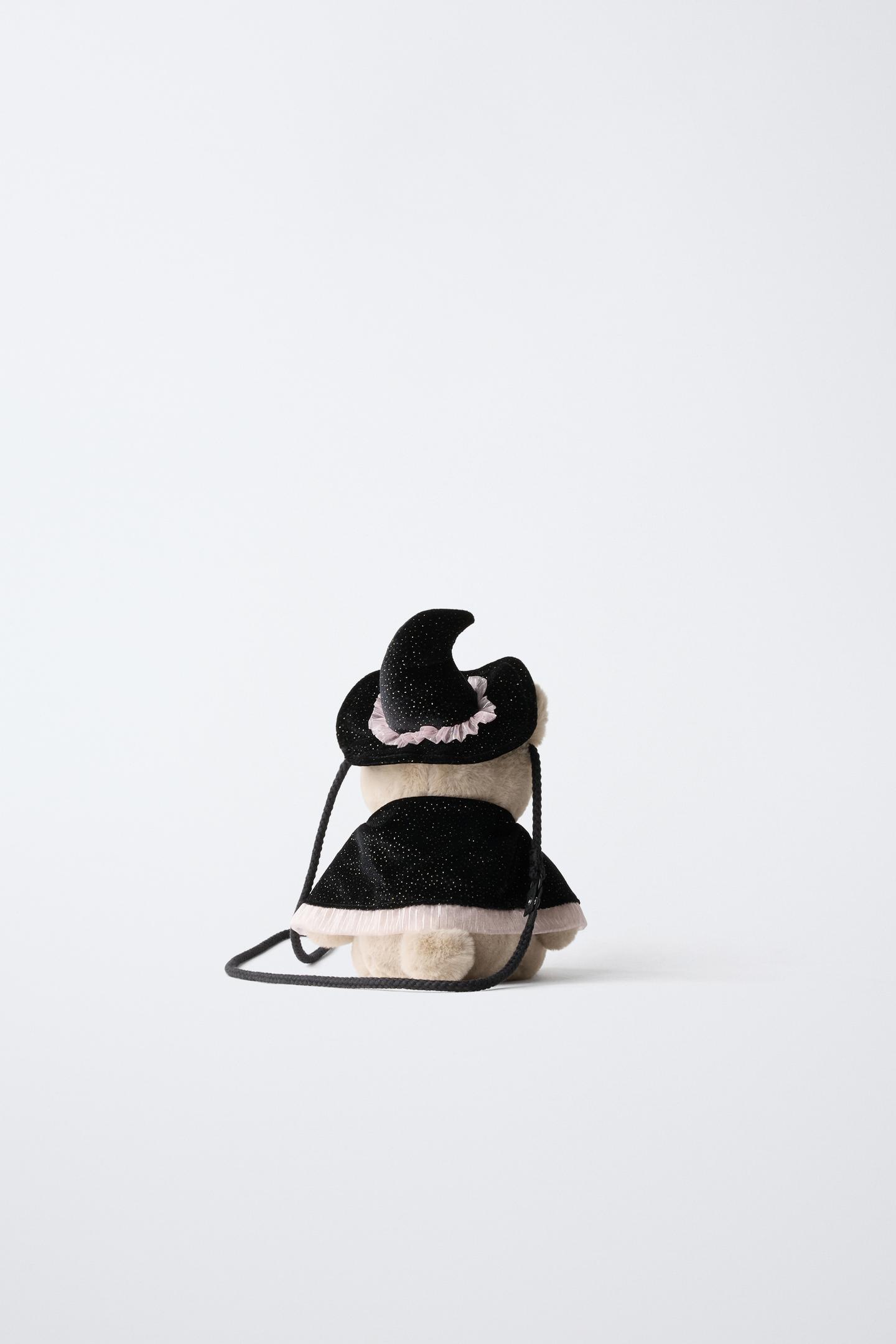 Детская сумка Zara Teddy Bear Costume Crossbody, цвет: Молочный белый — фото 5