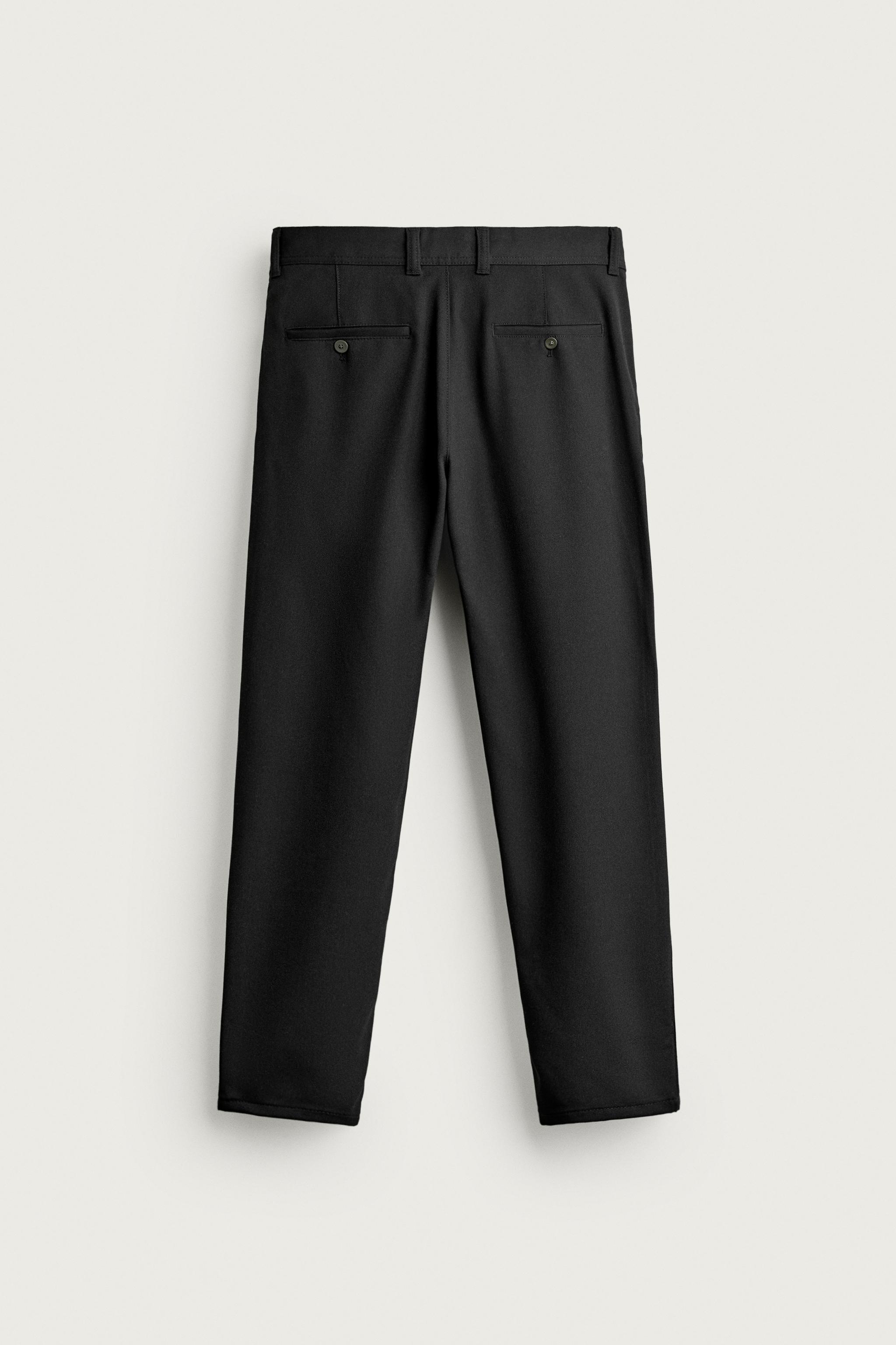 COMFORT STRUCTURED CHINO PANTS