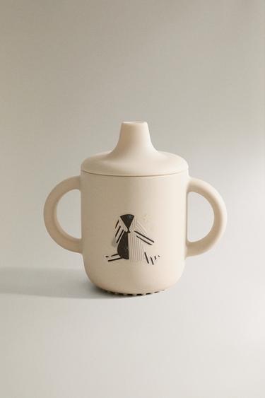 KIDS' RABBIT SILICONE LEARNING CUP - Multicoloured by Zara