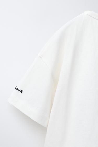 EMBROIDERED ORFAYO © T-SHIRT - White by Zara - Image 3