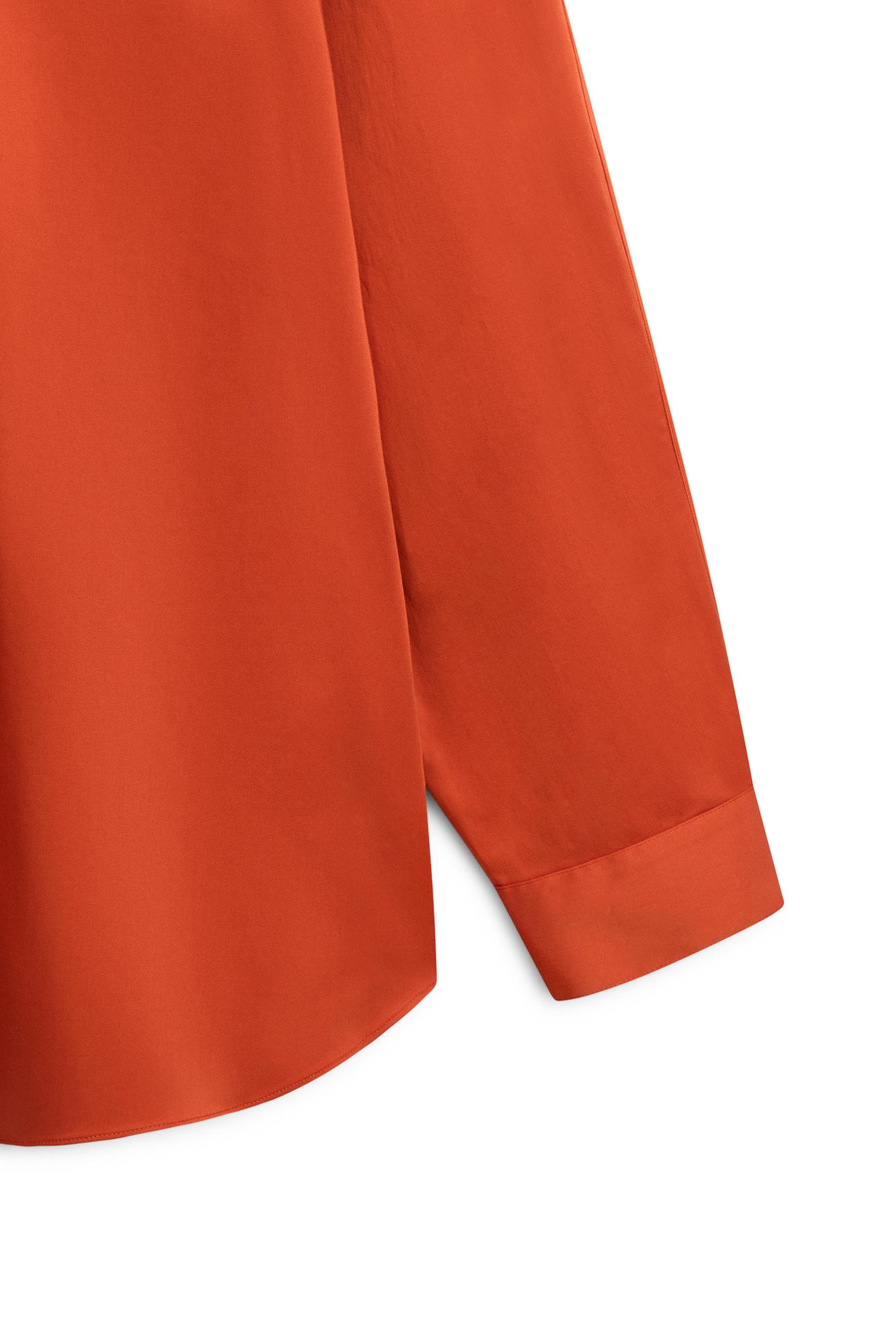 Oversize poplin high-neck shirt - LIMITED EDITION