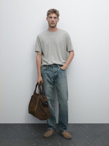 Zara Straight-leg jeans - Mid-blue - Image 0