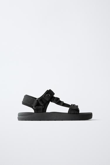 TECHNICAL SANDALS - Black by Zara