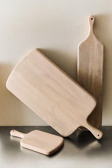 MANGOHOUTEN SNIJPLANK - Lichtbeige van Zara