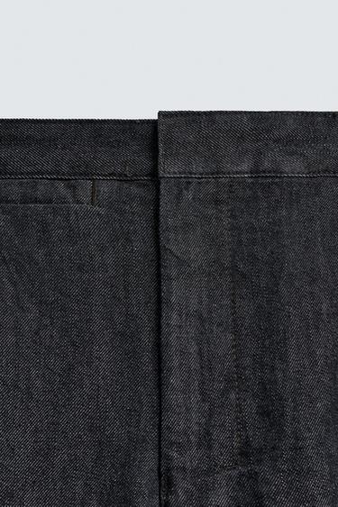 BARREL FIT DENIM CHINOS - Indigo by Zara - Image 8
