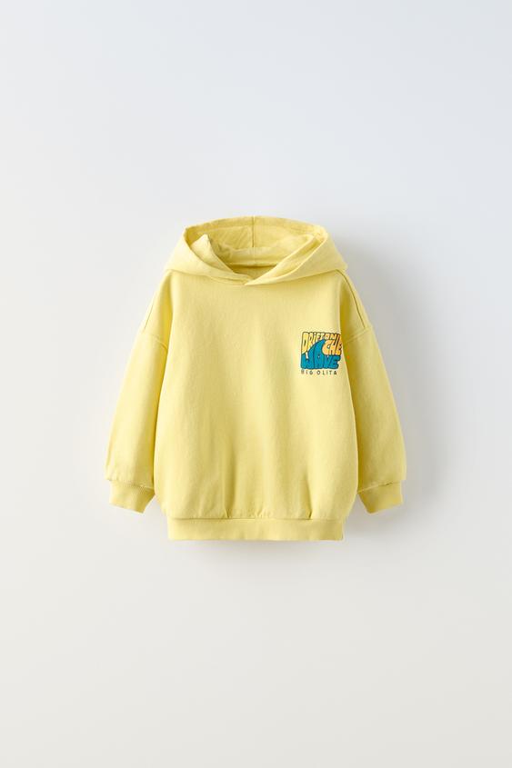 Big olita hoodie yellow zara thailand