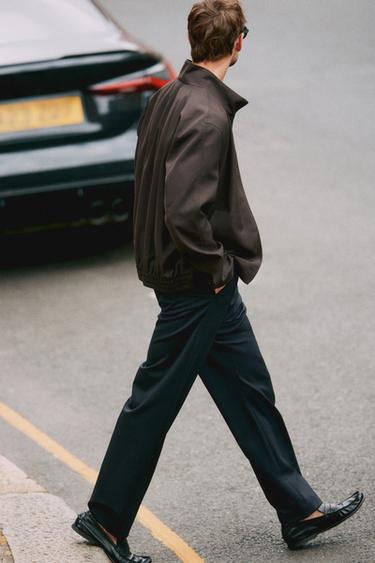 Zara 100% cool wool total look jacket - Brown