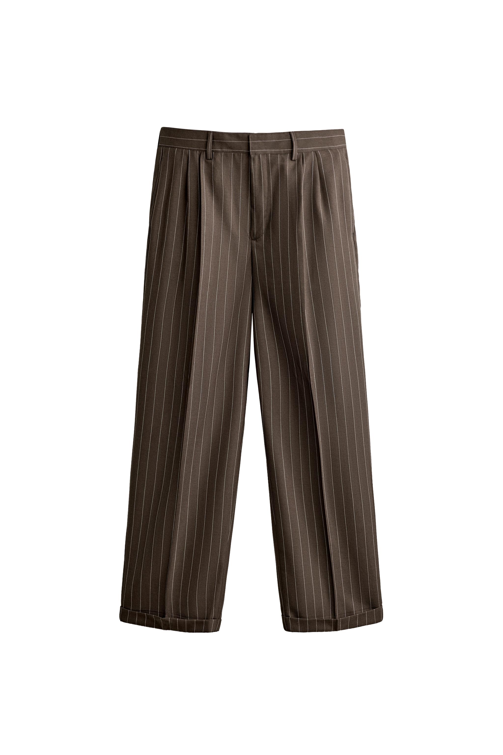 PANTALÓN PLIEGUES RAYA DIPLOMÁTICA