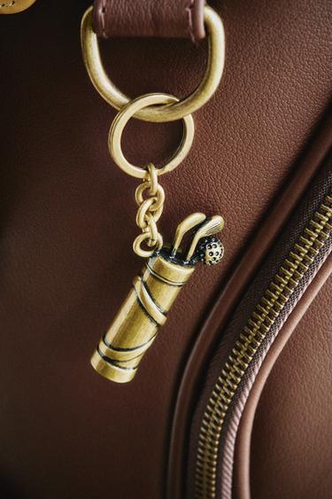 PORTE-CLÉS SAC DE GOLF - Or vieilli de Zara - Image 4