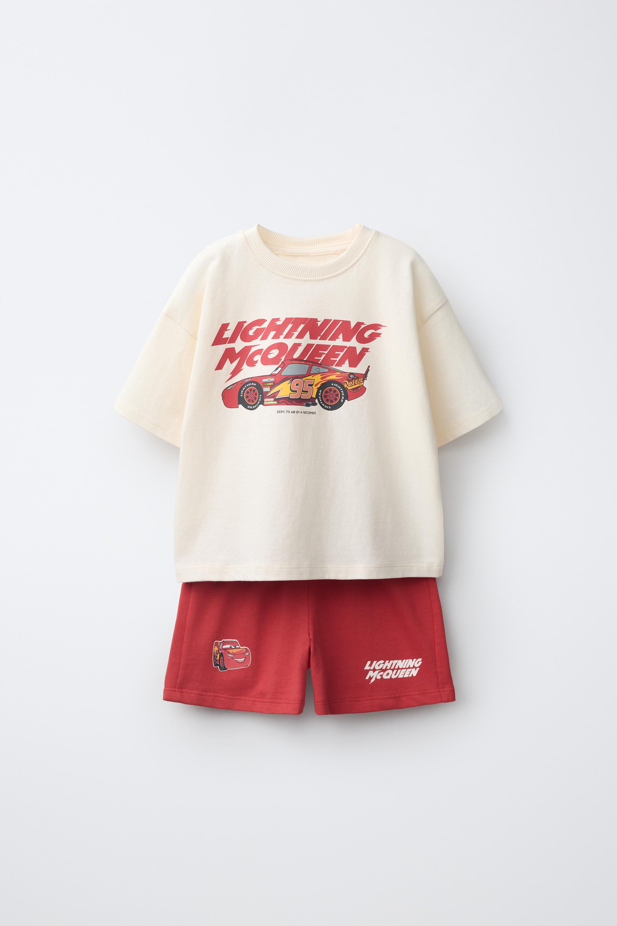 カーズ マックィーンTシャツ＆バミューダ ©ディズニー／ピクサー