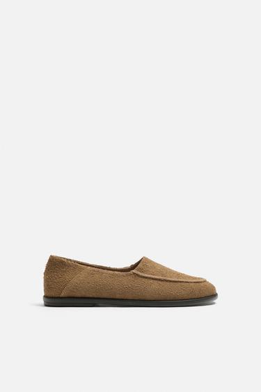 MOCASSIM DE COURO - Marrom da Zara
