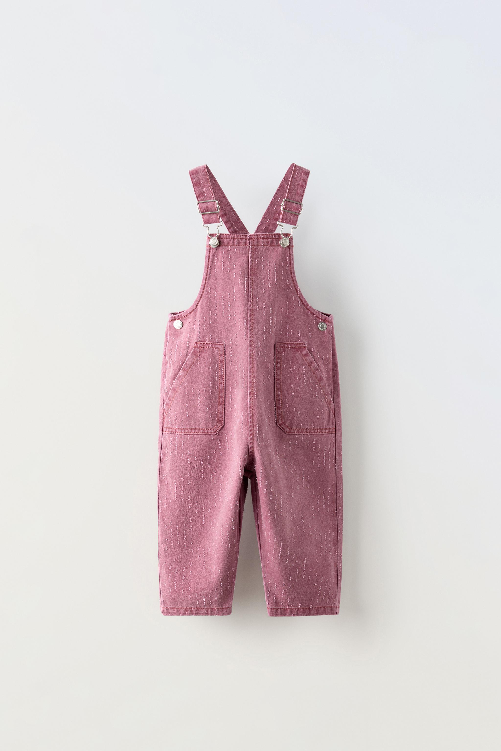 ZARA Girls zippered sold Overalls