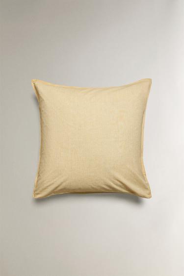 STRIPED PILLOWCASE - Yellow by Zara - Image 2