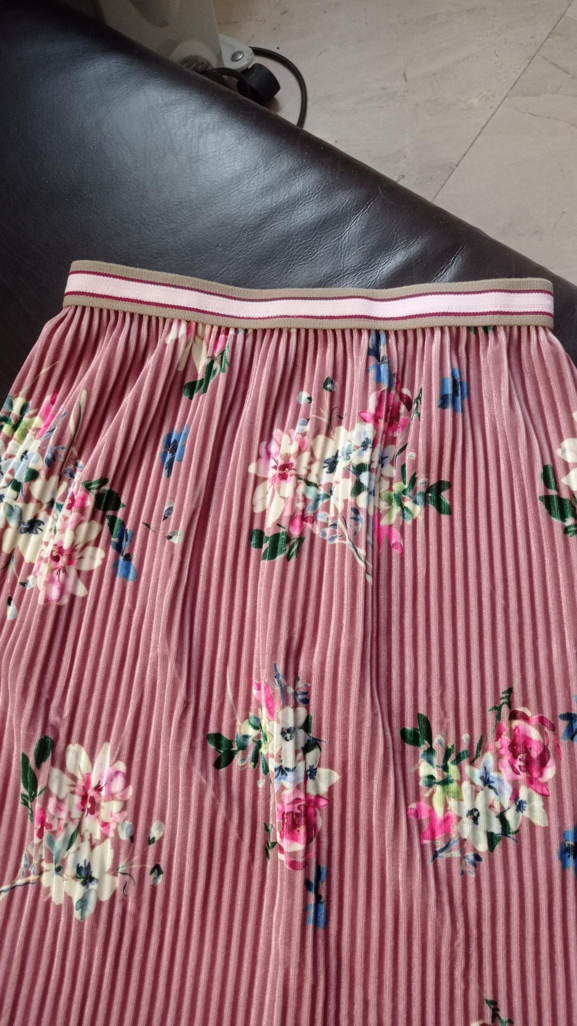 PRINTED PLEATED SKIRT - Image 4