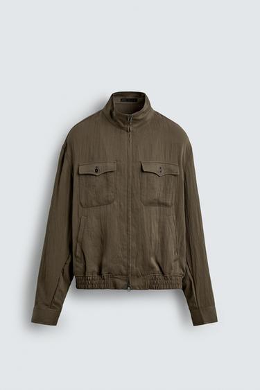 VESTE FLUIDE COUPE DÉCONTRACTÉE - Verdâtre de Zara - Image 6