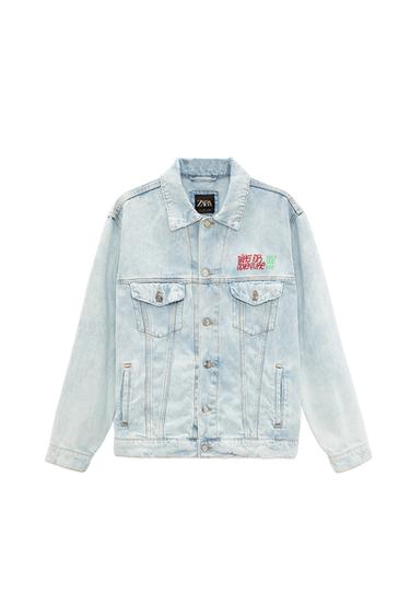 PRINTED DENIM JACKET