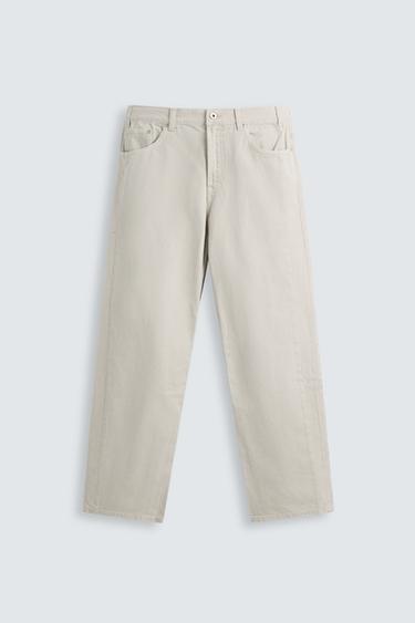 JEANS STRAIGHT RELAXED FIT - Cru da Zara