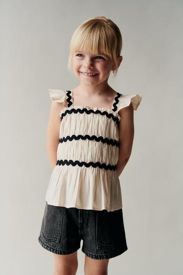 BERMUDA EN DENIM - Noir de Zara