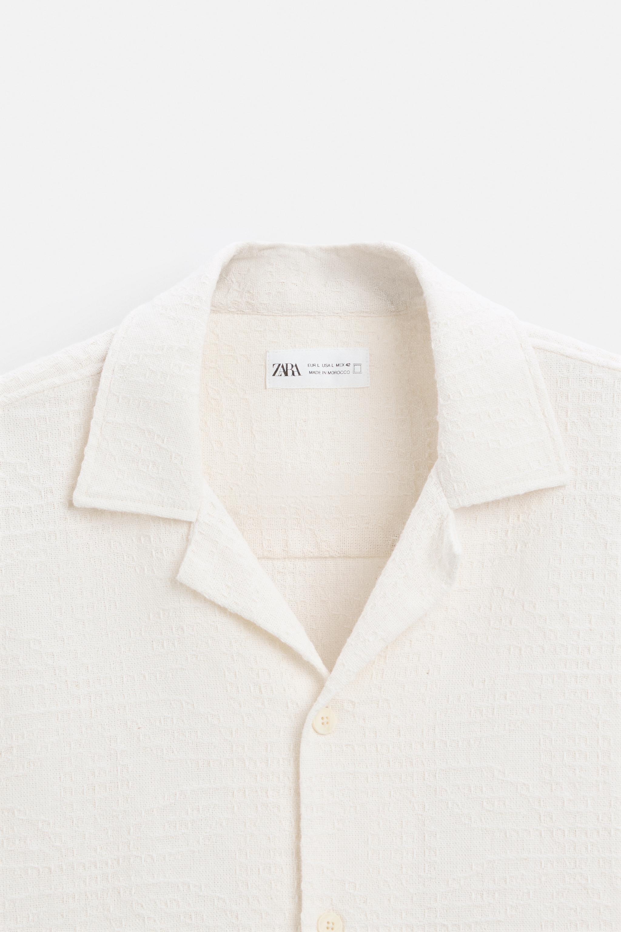 STRUCTURED SHIRT - Ecru | ZARA United States