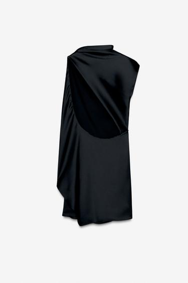 ROBE COURTE AJOURÉE LIMITED EDITION - Noir de Zara - Image 5