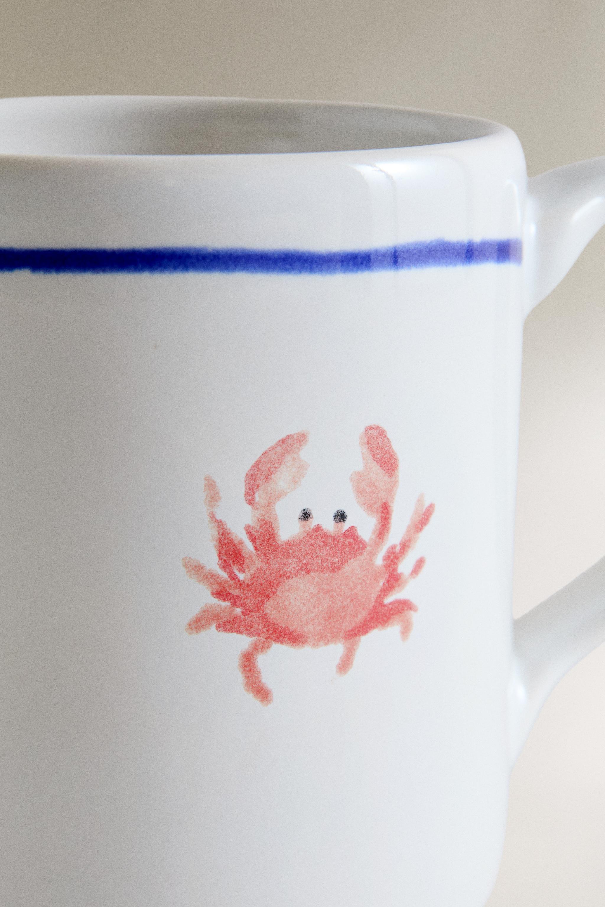 TASSE EN GRÈS HOMARD