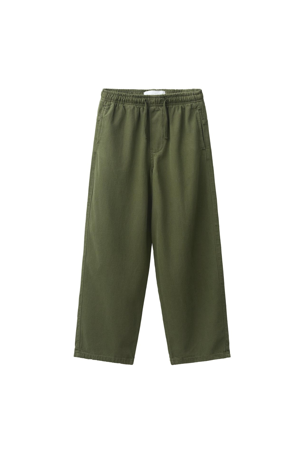 TWILL JOGGER PANTS — Mid khaki