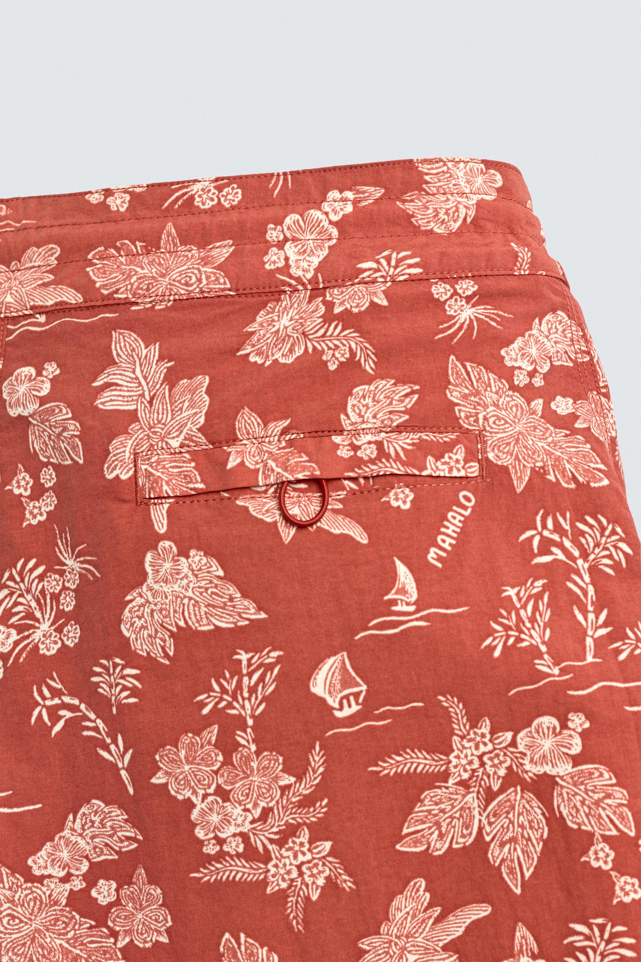 LONG FLORAL PRINT SWIMSUIT