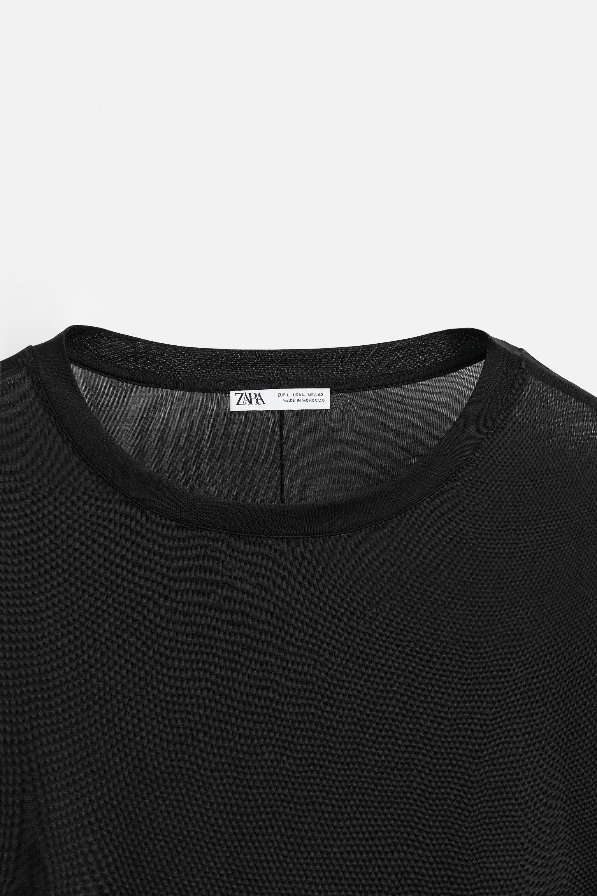 LIMITED EDITION LİYOCELL T-SHIRT - Siyah | ZARA Türkiye / Turkey