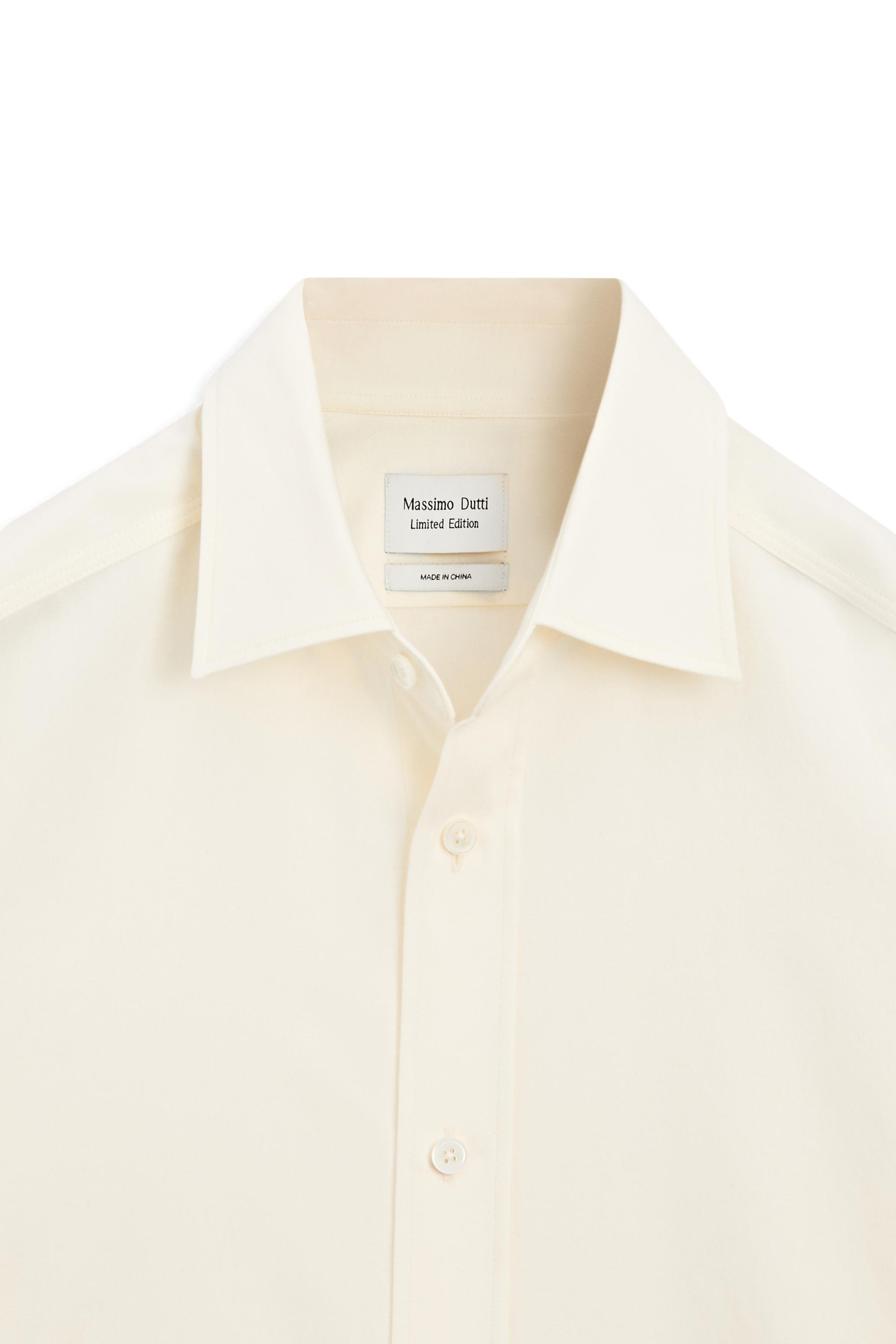Regular fit cotton blend shirt - LIMITED EDITION