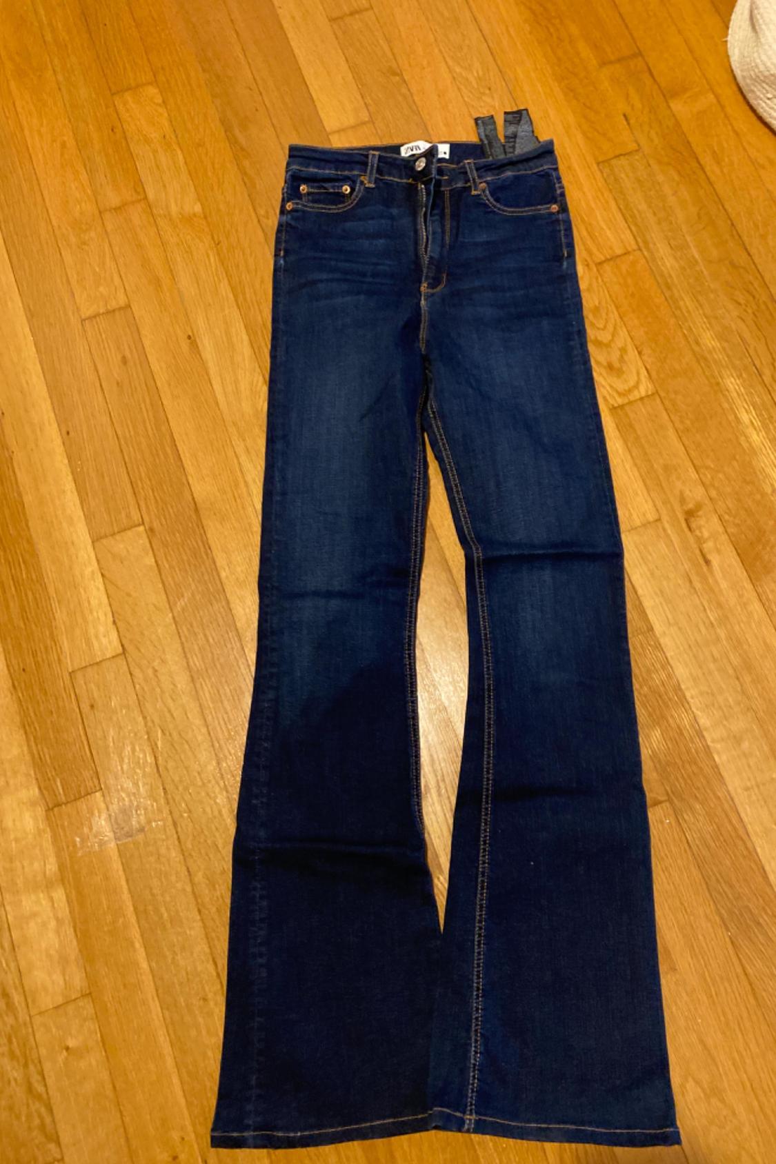 ZW PREMIUM THE HIGH WAIST SKINNY FLARE MELLOW BLUE JEANS