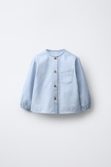 MELANGE-HEMD - Hellblau von Zara - Bild 0