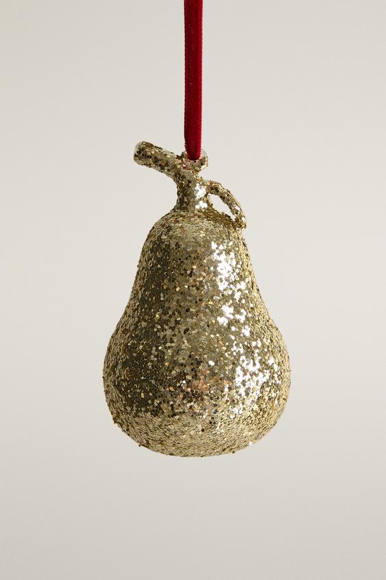WEIHNACHTSBAUMSCHMUCK BIRNE - Goldfarben von Zara - Bild 0