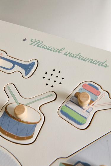 CHILDREN'S TOY SOUND PUZZLE WITH INSTRUMENTS - Multicoloured by Zara - Image 4