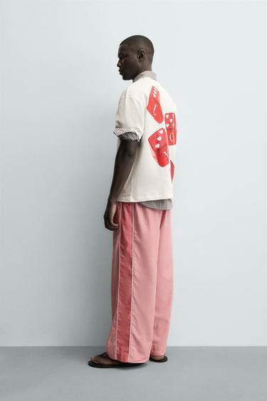 T-SHIRT À IMPRIMÉ DÉS - Blanc de Zara - Image 3