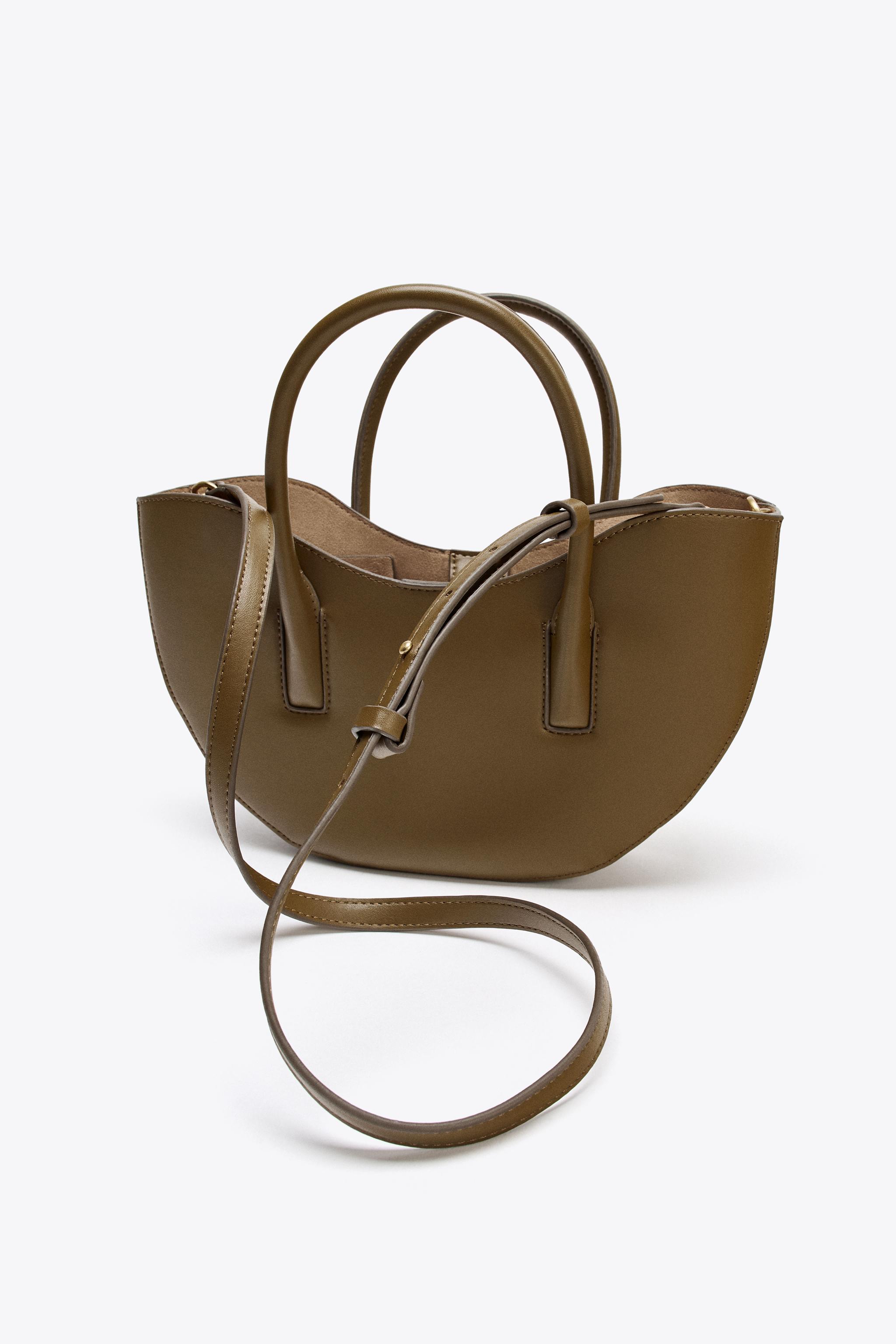 ZARA【NEW】OVAL MINI TOTE BAG MINI TOTE BAG OVAL - Verde | ZARA Brasil