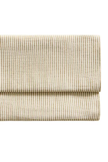 SÚPRAVA PLACHIET DO MINIPOSTIEĽKY Z MUŠELÍNU S PRÚŽKAMI - zelená zn. Zara