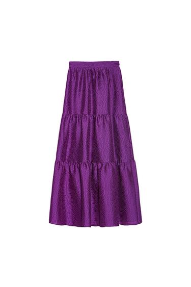 VOLUMINOUS MIDI SKIRT