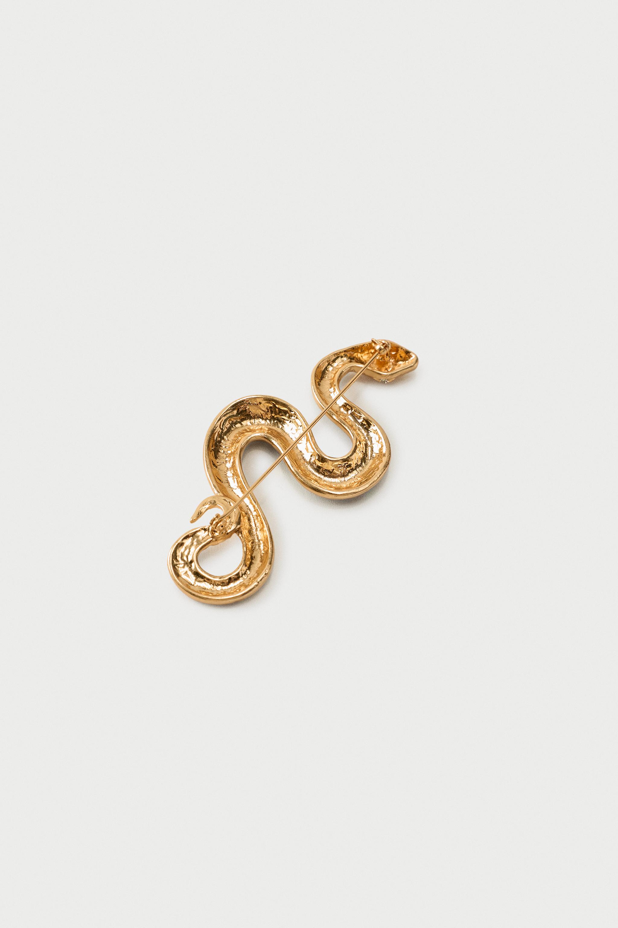 Zara SNAKE BROOCH MARISA BERENSON X — фото 3